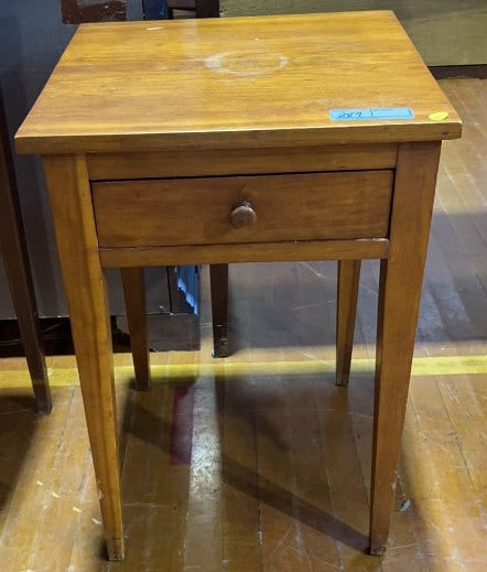 ANTIQUE CHERRY 1 DRAWER STAND (1 of 4)