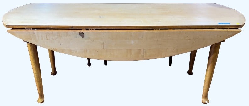 MAPLE QUEEN ANNE WAKE TABLE: 76" X 23" X 30"