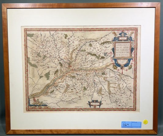 EARLY FRAMED MAP (1 of 5)