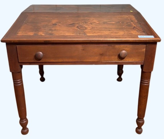 ANTIQUE COUNTRY SLANT FRONT DESK (1 of 4)