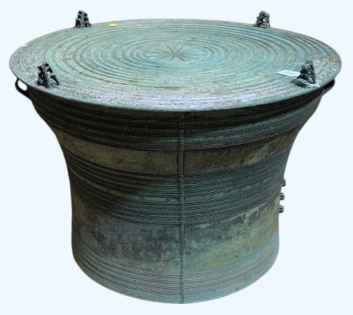 SOUTHEAST ASIAN BRONZE RAIN DRUM (1 of 8)