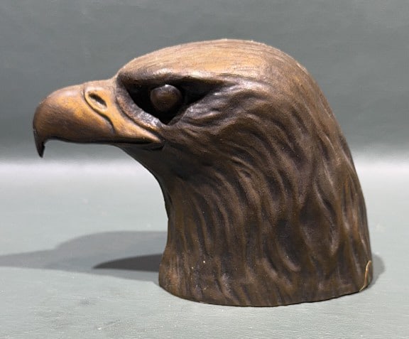 BRONZE EAGLE HEAD - 2