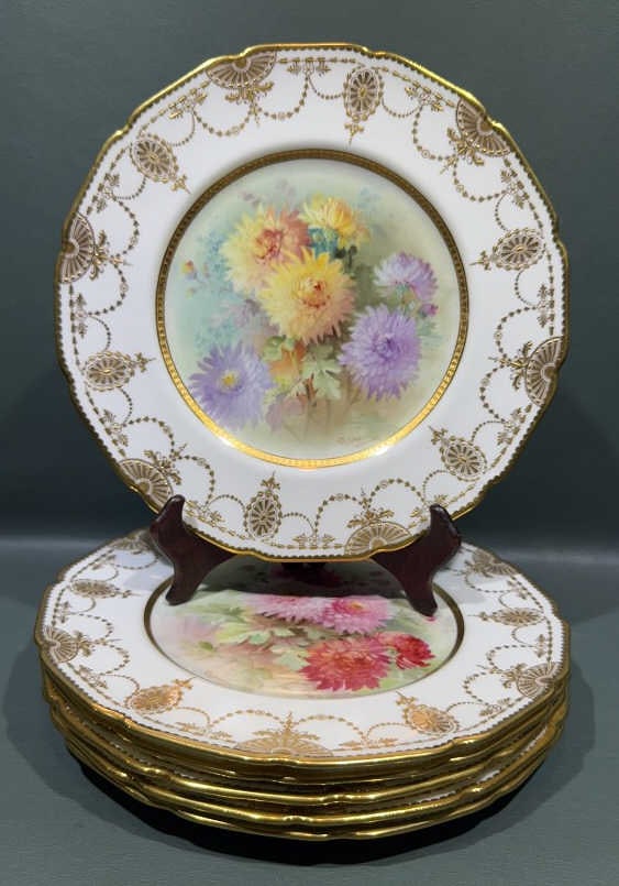 6 ROYAL DOULTON HAND PAINTED BY CHARLES HART (1 of 8)