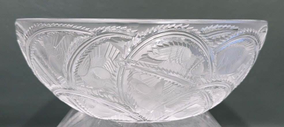 LALIQUE FRENCH ART GLASS BOWL (1 of 5)