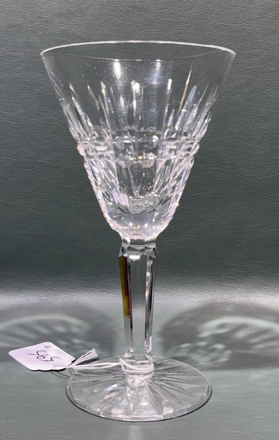 SET OF 11 WATERFORD GLENMORE CRYSTAL STEMWARES: 6-3/4" TALL
