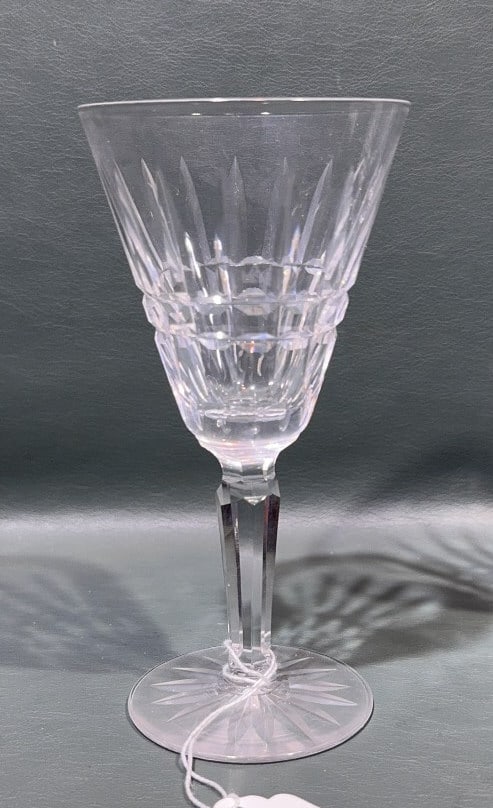SET OF 4 WATERFORD GLENMORE CRYSTAL STEMWARES: 6-1/4" TALL
