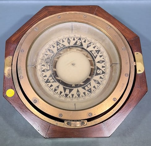 KELVIN & WILFRID O. WHITE CO. SHIP COMPASS (1 of 7)