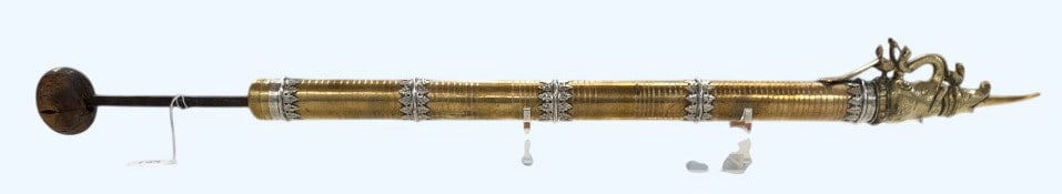 INDIAN PICHKARI MADE OF BRASS & SILVER (1 of 8)