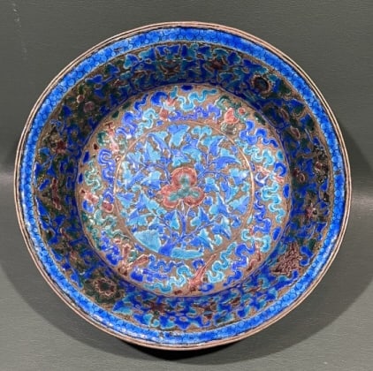 EARLY TIBETAN SILVER OFFERING BOWL (1 of 6)