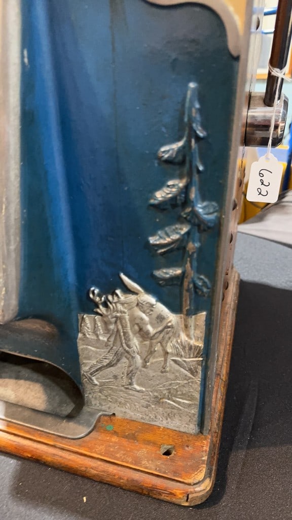 5 CENT JENNINGS ONE STAR CHIEF SLOT MACHINE - 7