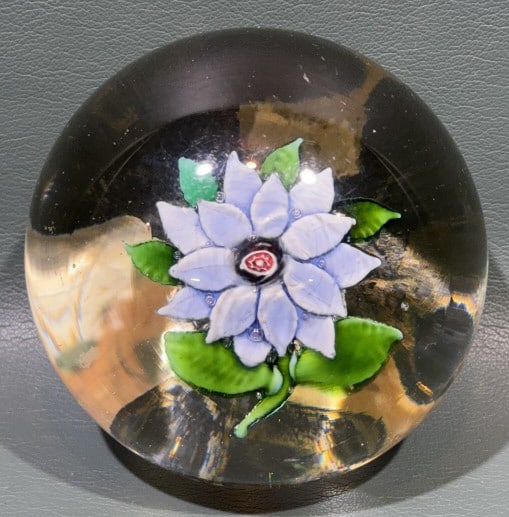 19C BOSTON SANDWICH ART GLASS PAPERWEIGHT (1 of 4)