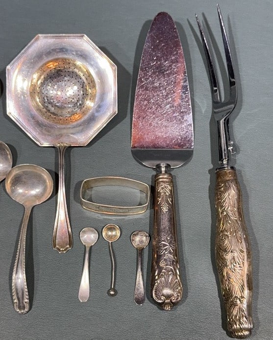 ASSORTED STERLING SILVER FLATWARE - 2