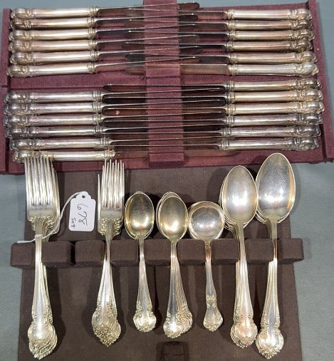 83 PIECES OF STERLING FLATWARE SET (1 of 4)