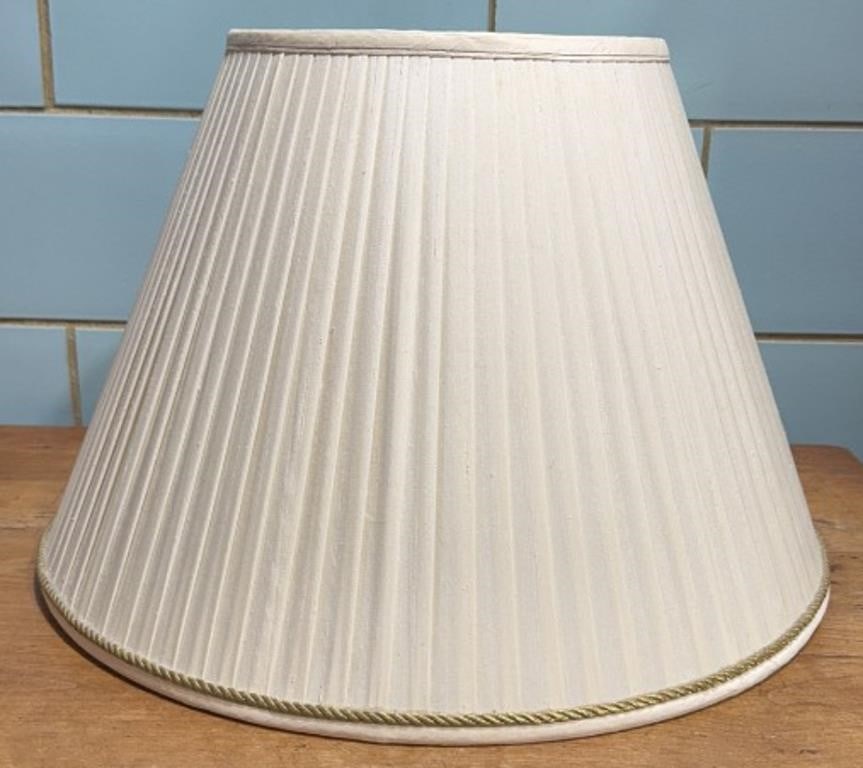 LARGE FREDERICK COOPER LAMP SHADE: 14" TALL X 22" WIDE
