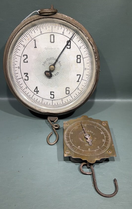 JOHN CHATILLON & SONS STORE SCALE & BRASS SCALE (1 of 4)