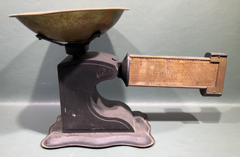 ANTIQUE PELOUZE COMPUTING STORE SCALE - 3
