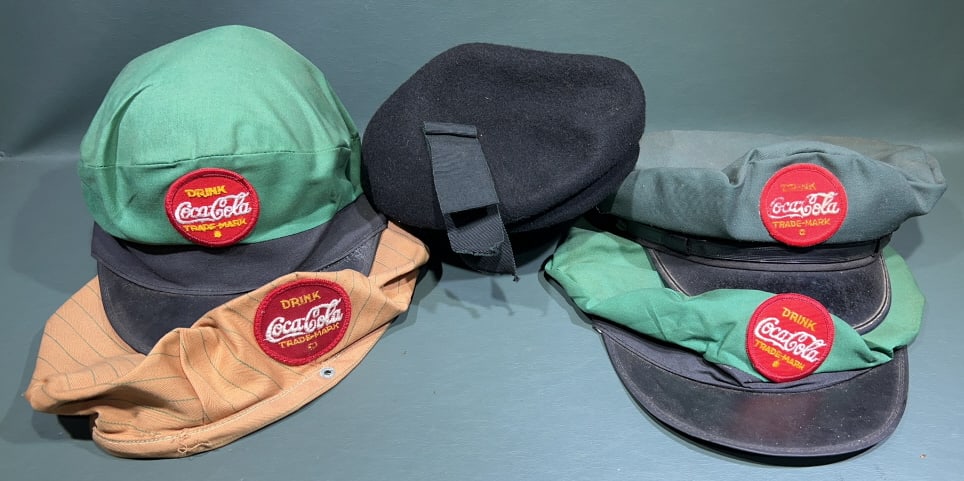 VINTAGE COCA-COLA HAT LOT: ~