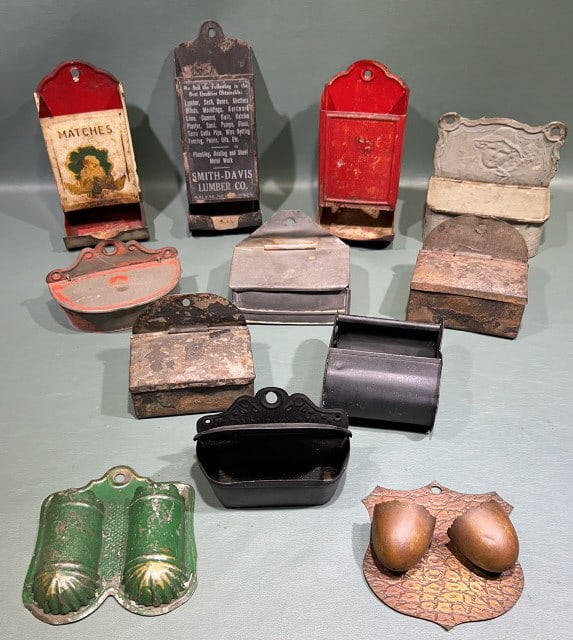 COLLECTION OF ADVERTSING MATCH HOLDERS (1 of 7)