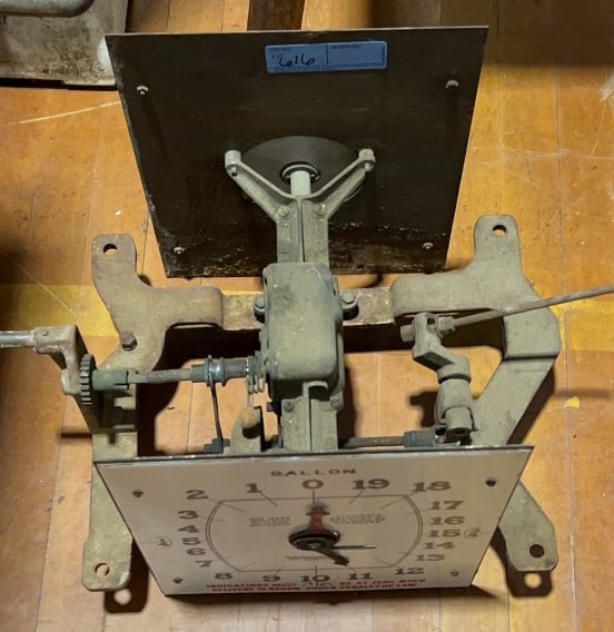 WAYNE MODEL 866 GAS PUMP CLOCK FACE - 2