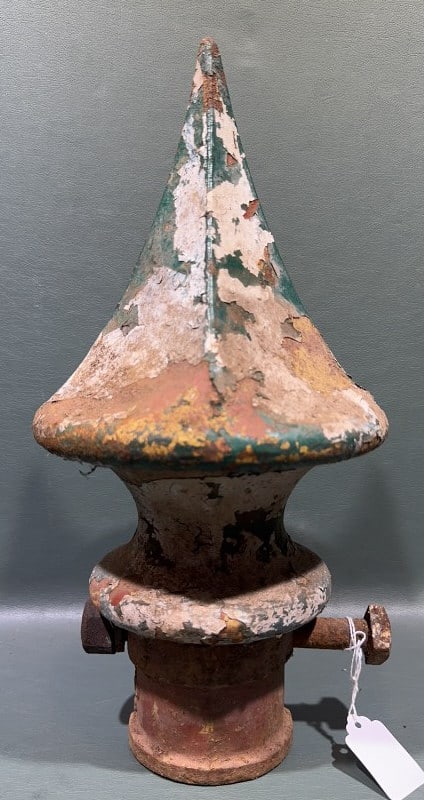 ANTIQUE CAST IRON FINIAL (1 of 5)
