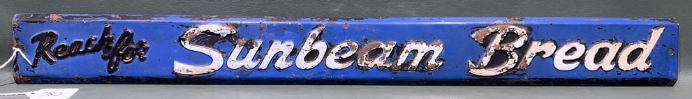 SUNBEAM BREAD ADVERTISING DOOR PUSH BAR SIGN (1 of 4)