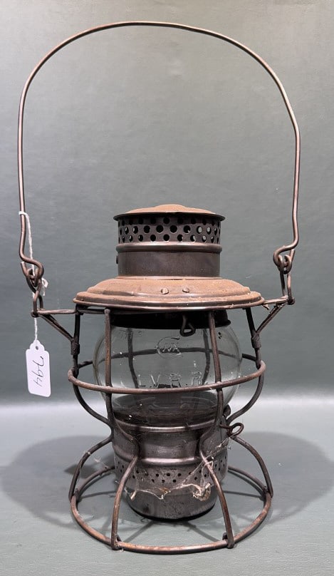 THE ADAMS & WESTLAKE CO L. V. RAILROAD OIL LANTERN (1 of 5)