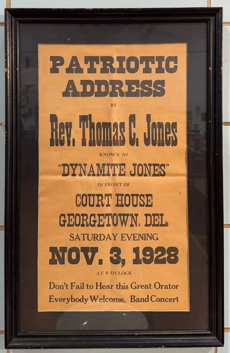 PATRIOTIC ADDRESS GEORGETOWN DEL FRAMED POSTER (1 of 5)