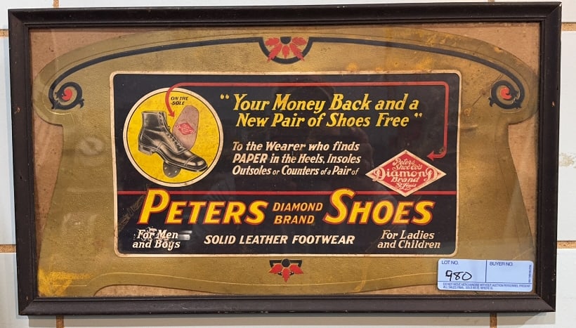 PETER'S DIAMOND BRAND SHOES STORE ADVERTISING (1 of 4)