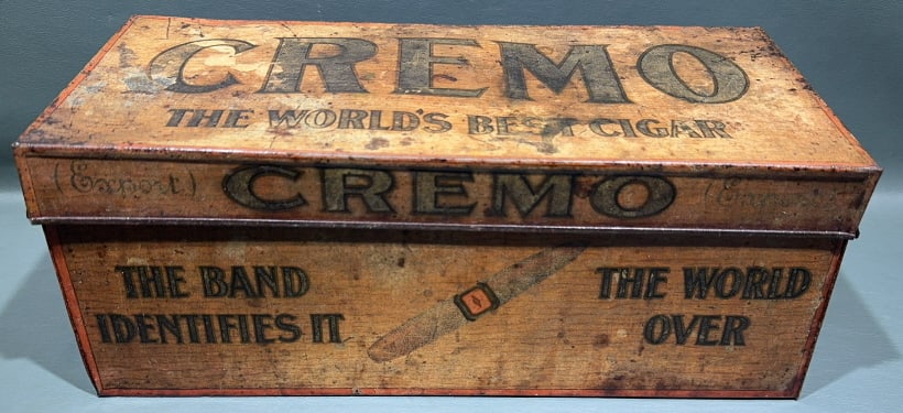 CREMO CIGAR ADVERTISING BOX (1 of 5)