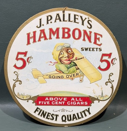 J. P. ALLEYS HAMBONE SWEETS CIGAR ADVERTISING (1 of 3)