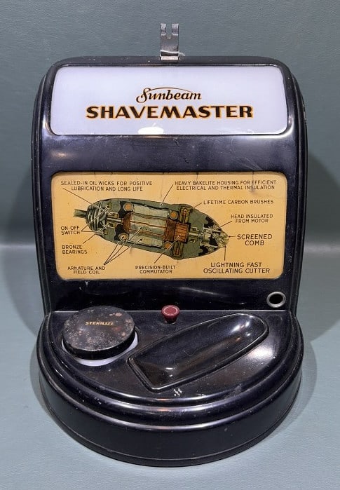 COUNTER TOP SUNBEAM SHAVEMASTER STORE DISPLAY (1 of 5)