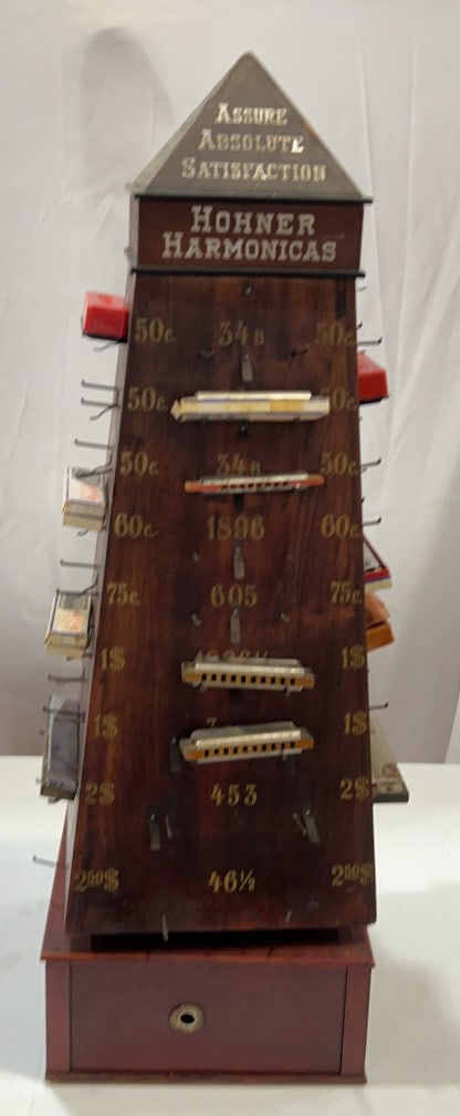 HOHNER HARMONICA WIND CLOCKWORK STORE DISPLAY - 3