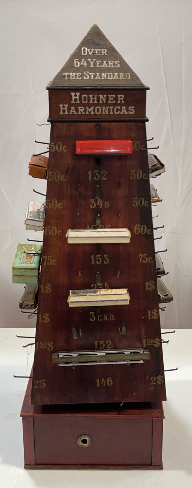 HOHNER HARMONICA WIND CLOCKWORK STORE DISPLAY - 4