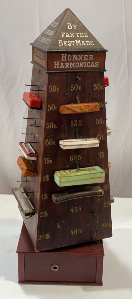 HOHNER HARMONICA WIND CLOCKWORK STORE DISPLAY - 5