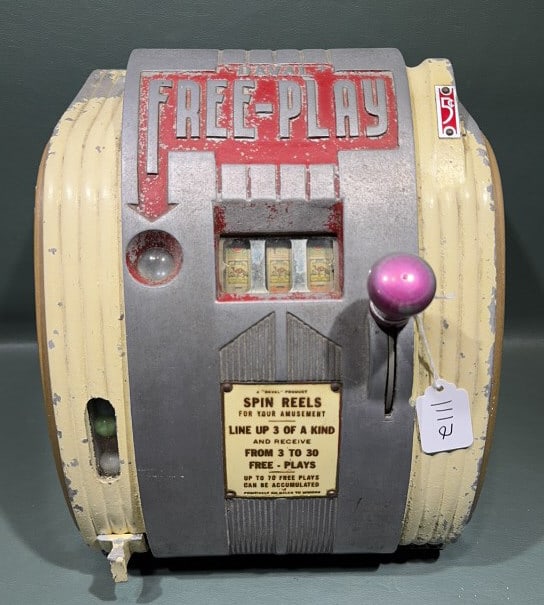 DAVAL FREE PLAY 5 CENT TRADE STIMULATOR: 12" X 8-1/2" X 10"