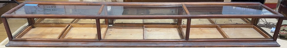 ANTIQUE OAK COUNTER TOP SHOW CASE (1 of 5)