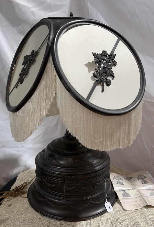 VINTAGE PHONOGRAPH LAMP: 31" X 24"