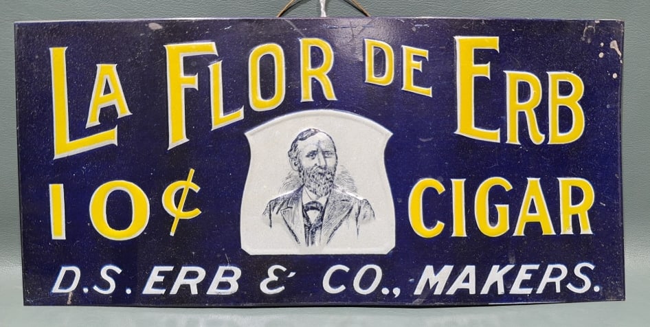 LA FLOR DE ERB CIGAR ADVISTISING SIGN (1 of 4)