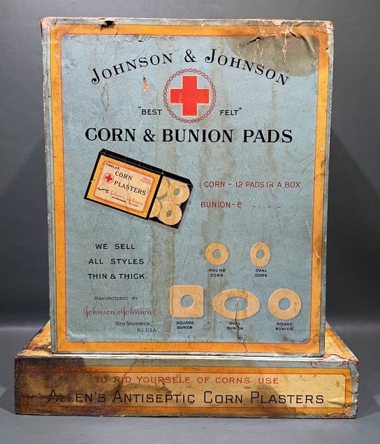 ANTIQUE JOHNSON & JOHNSON RED CROSS STORE DISPLAY (1 of 4)