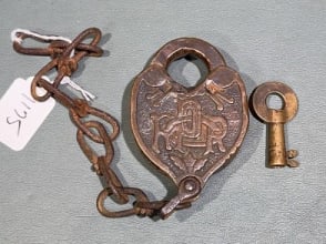 PENNSYLVANIA PAILROAD LOCK & KEY: ~