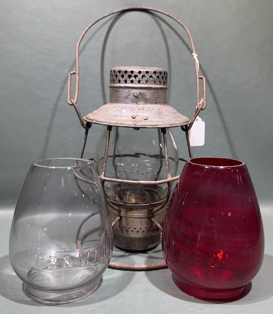 ADLAKE PHIL., BALT. & WASHINGTON RAILROAD LANTERN (1 of 6)