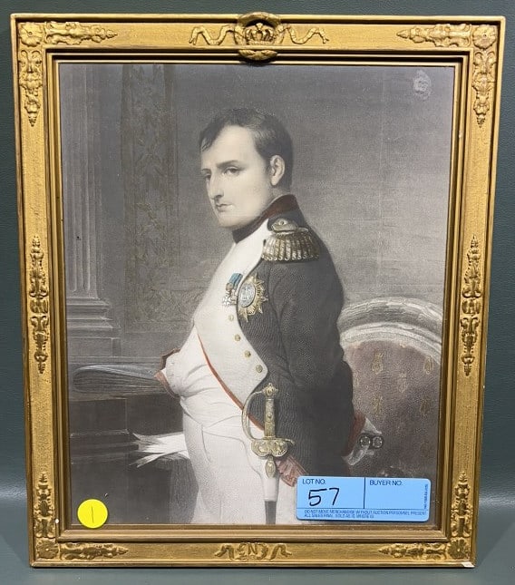 NAPOLEON EARLY FRAMED ETCHING