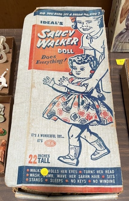 IDEAL SAUCY WALKER DOLL IN ORIGINAL BOX