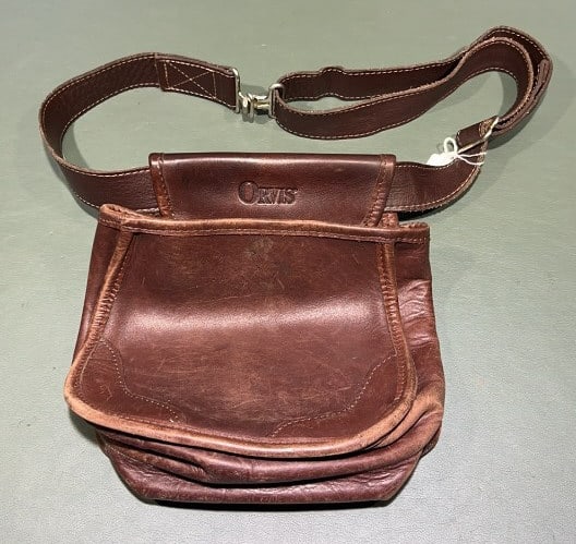 ORVIS LEATHER SHELL BAG