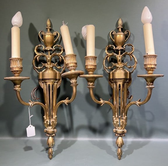 PR. OF QUALITY BRASS WALL SCONCES