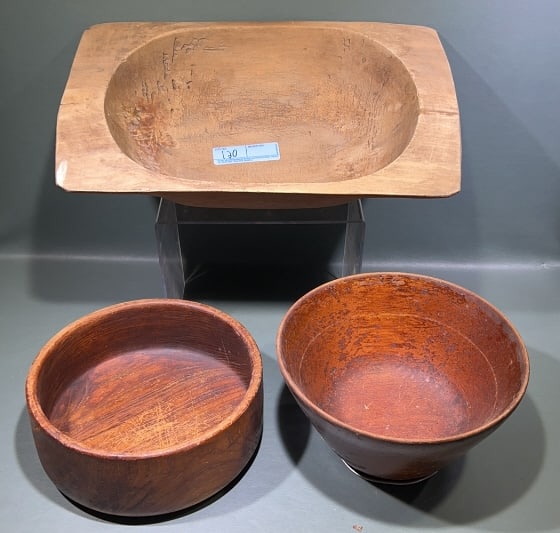 WOODEN BOWL LOT