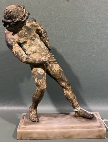 "THE DRUNKEN FAUN OF POMPEII" SCULPTURE (1 of 4)