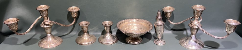 COLLECTION OF WEIGHTED STERLING LOT (1 of 4)