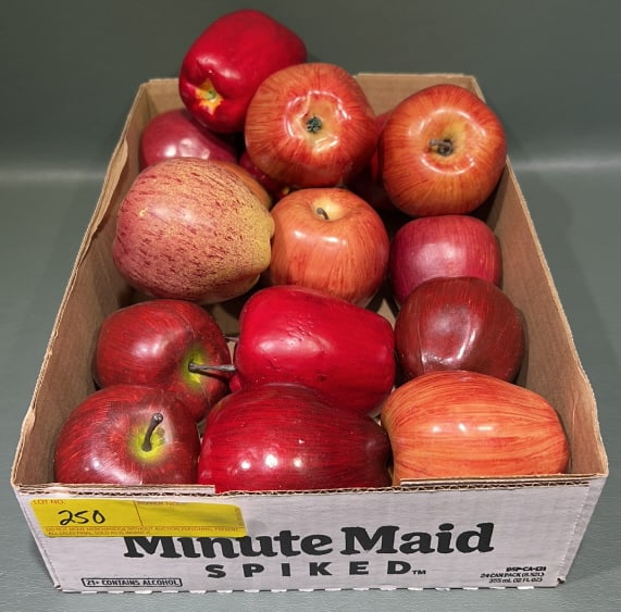 COLLECTION OF FAUX APPLES: ~