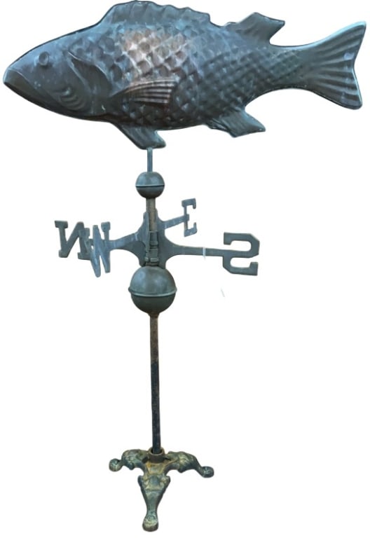 COPPER FISH WEATHERVANE (1 of 6)